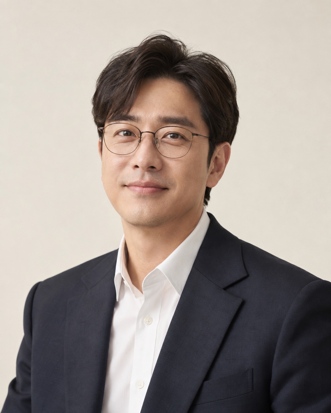 프로필 23 · 단정한 신뢰 · AI 콘셉트 이미지