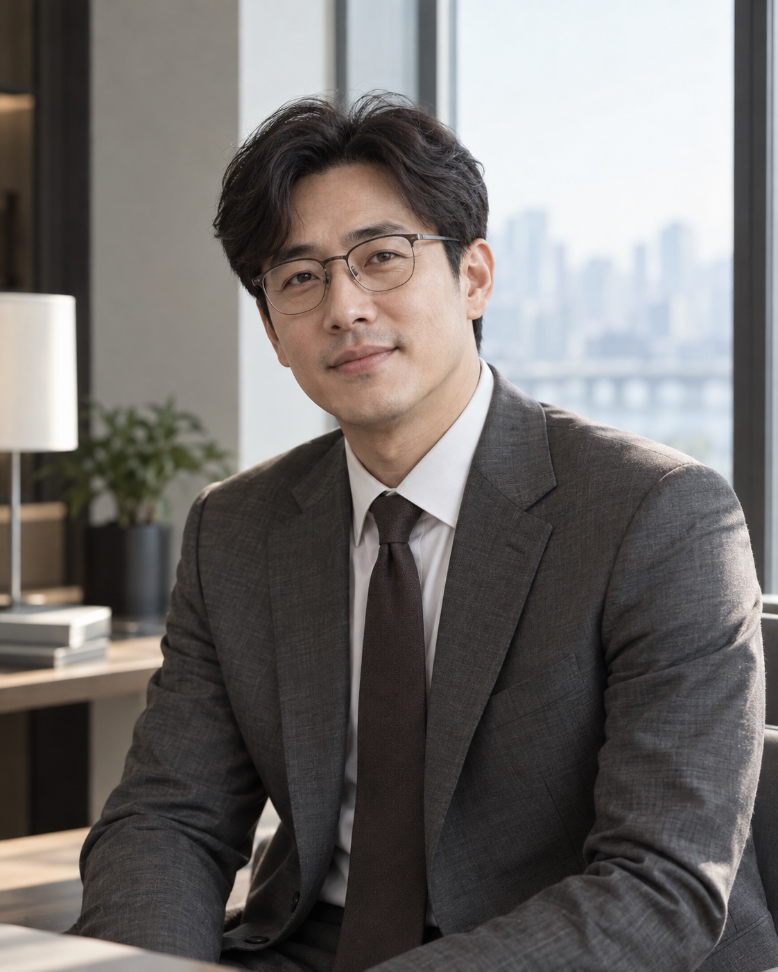 프로필 25 · 창가의 생각 · AI 콘셉트 이미지