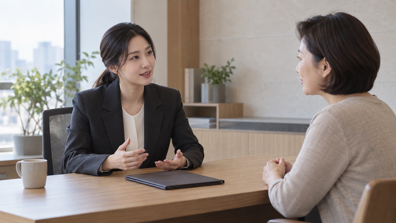 상담 06 · 새로운 사업의 시작 · AI 콘셉트 이미지